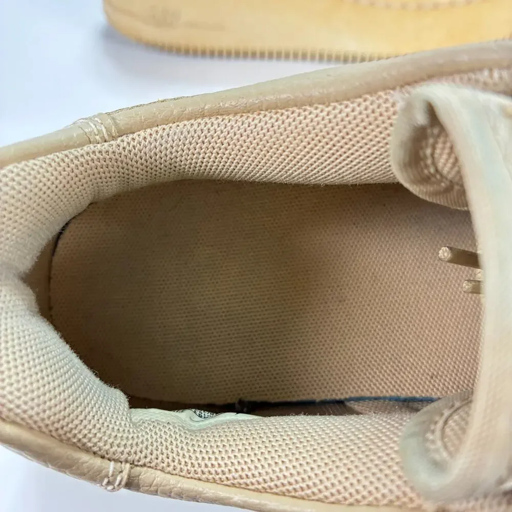 Nike Air Force 1 Sage Low Club Gold Platform Sneakers CT0012-200 Women's Size 7